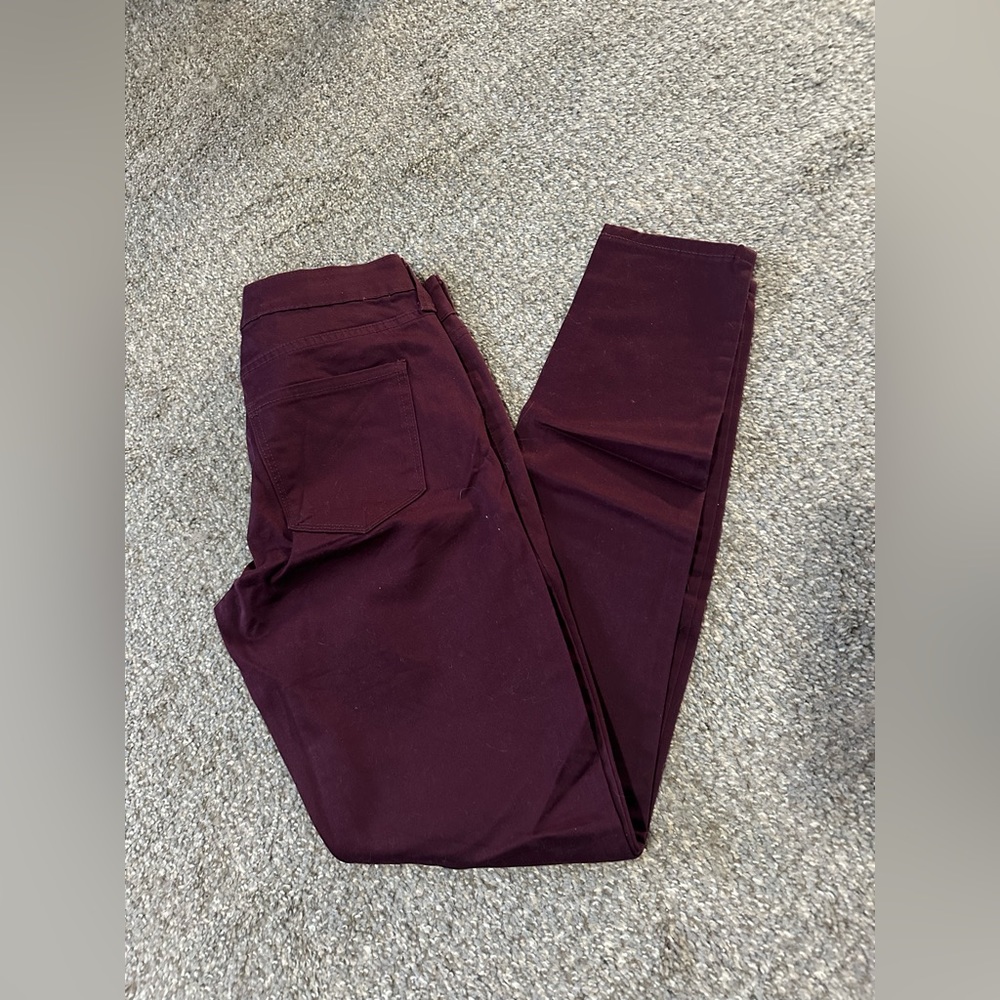 BOGO FREE Women’s Skinny Jeans Maroon